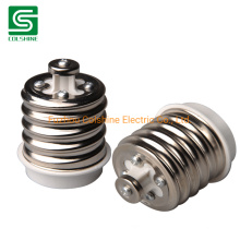 E40- E27 Plastic Screw Shell Lamp Light Bulb Socket Adapter